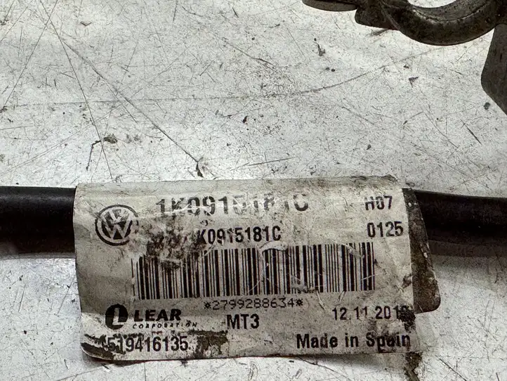 Volkswagen PASSAT B6 (2005 - 2010) 1K0915181C Минусовой провод аккумулятора — фото 4