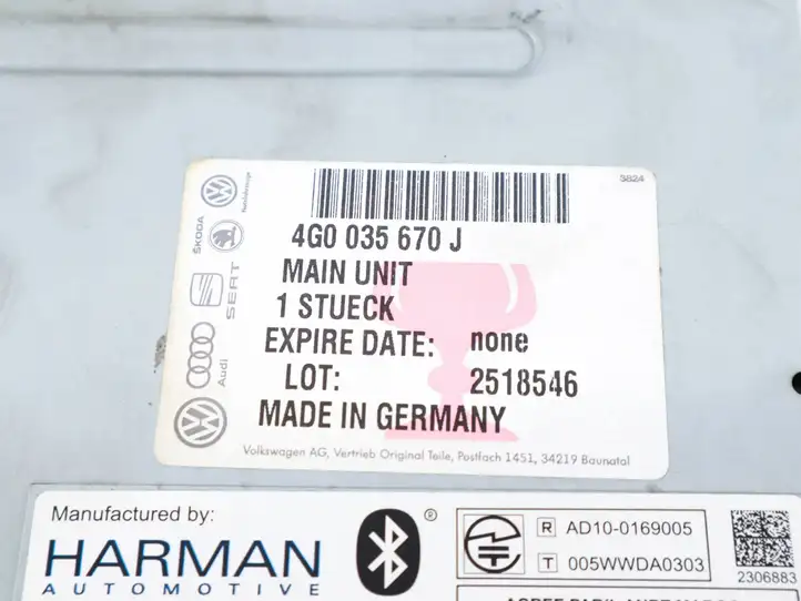 Audi A6 Allroad C7 (2012 - 2014) 4G0035670J Магнитола / мультимедийная система — фото 3