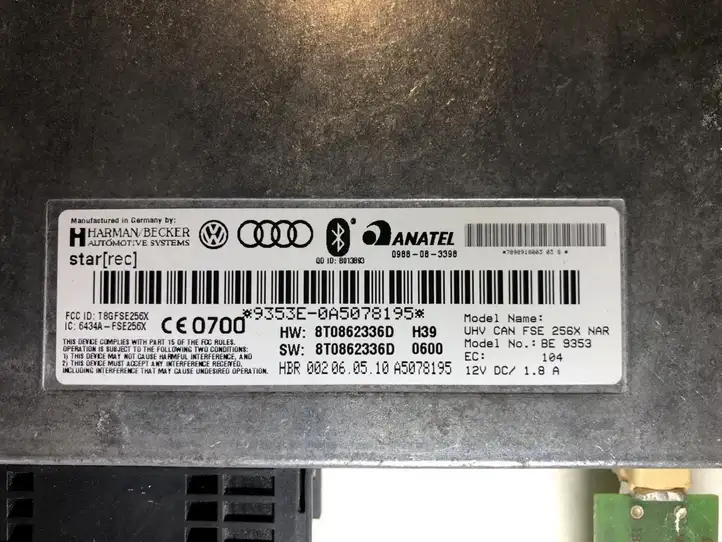 Audi Q5 SQ5 (2008 - 2012) 8T0862336D Bluetooth модуль — фото 4