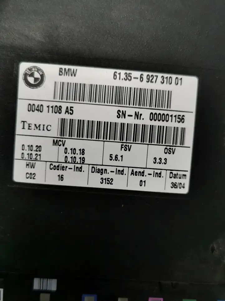 BMW 5 E60 E61 (2004 - 2010) 6927310 Блок управления сиденьем — фото 6