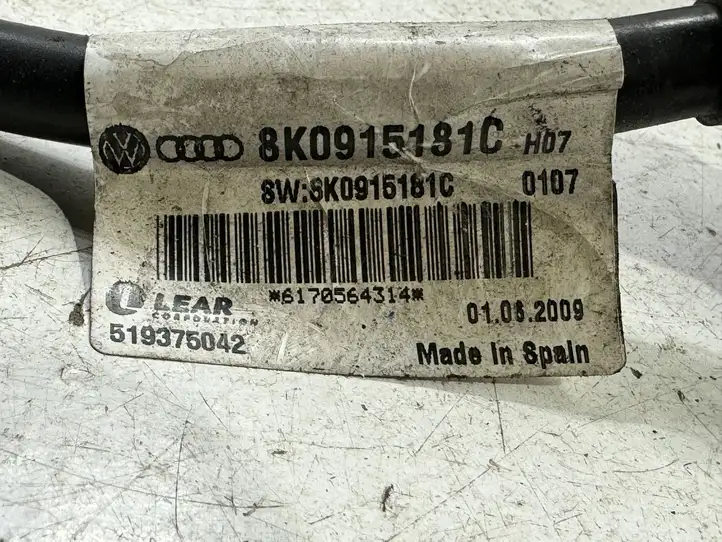 Audi A6 S6 C6 4F (2004 - 2008) 8K0915181C Минусовой провод аккумулятора — фото 3