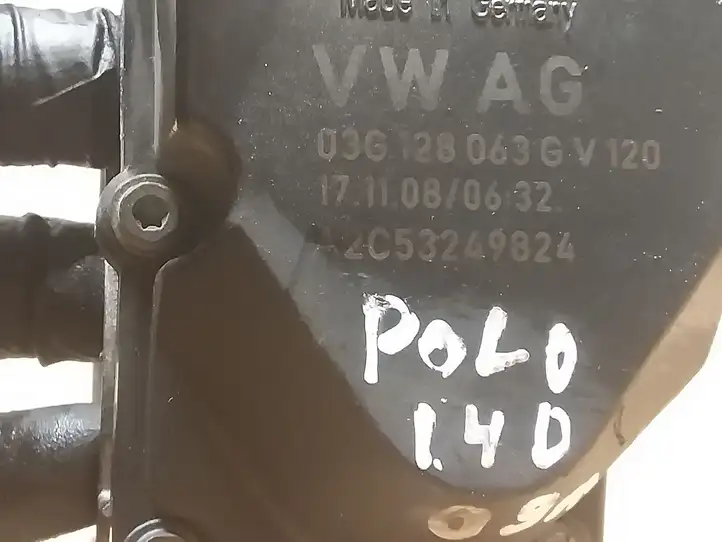 Volkswagen Polo (2005 - 2009) 03G128063G Дроссельная заслонка — фото 2