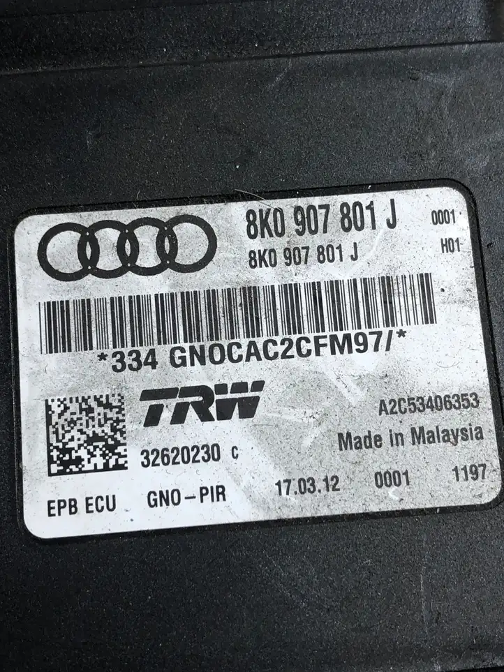 Audi A5 8T 8F (2011 - 2016) 8K0907801J Блок управления стояночным тормозом — фото 3