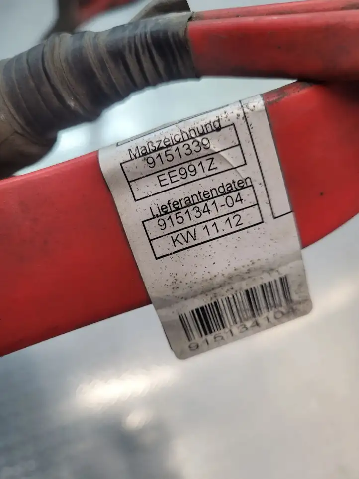 BMW 6 F12 F13 (2010 - 2018) 9151339 Плюсовой провод аккумулятора — фото 3