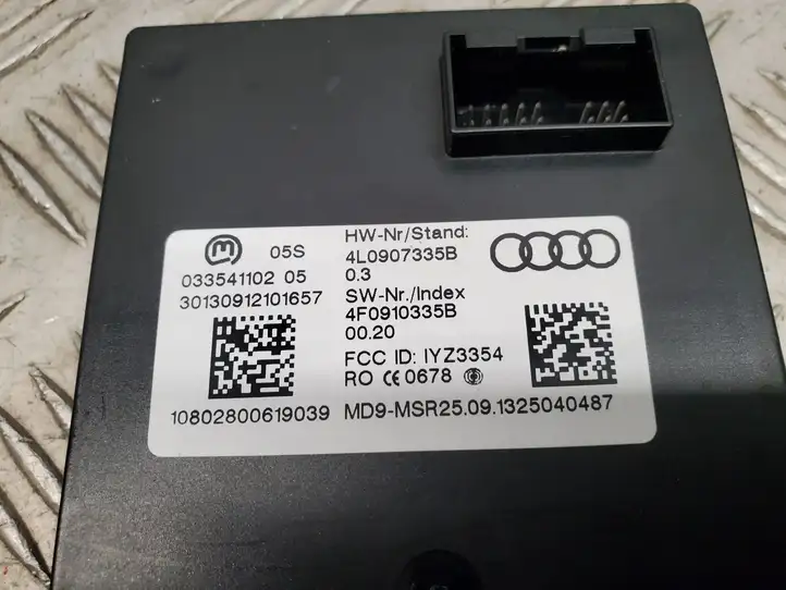 Audi Q7 4L (2009 - 2015) 4L0907335B Блок бесключевого доступа — фото 2