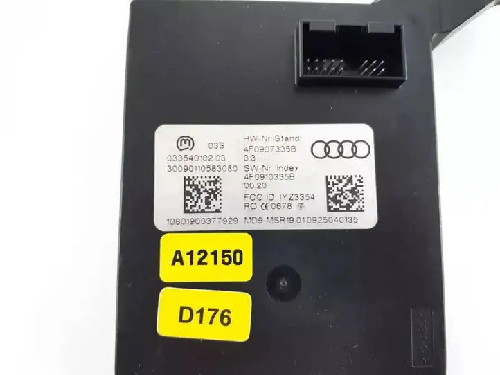 Audi A6 S6 C6 4F (2008 - 2011) 4F0907335B Блок бесключевого доступа — фото 2