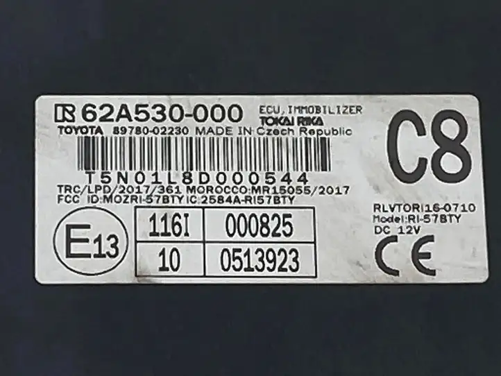 Toyota Corolla E210 E21 (2018 - ) 62A530000 Блок иммобилайзера — фото 6