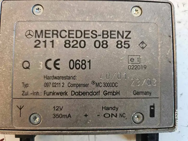 Mercedes-Benz E W211 (2002 - 2009) 2118200885 Блок управления антеннами — фото 2
