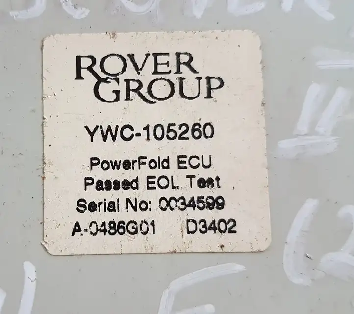 Land Rover Discovery (1998 - 2004)  YWC105260 Блок управления зеркалами