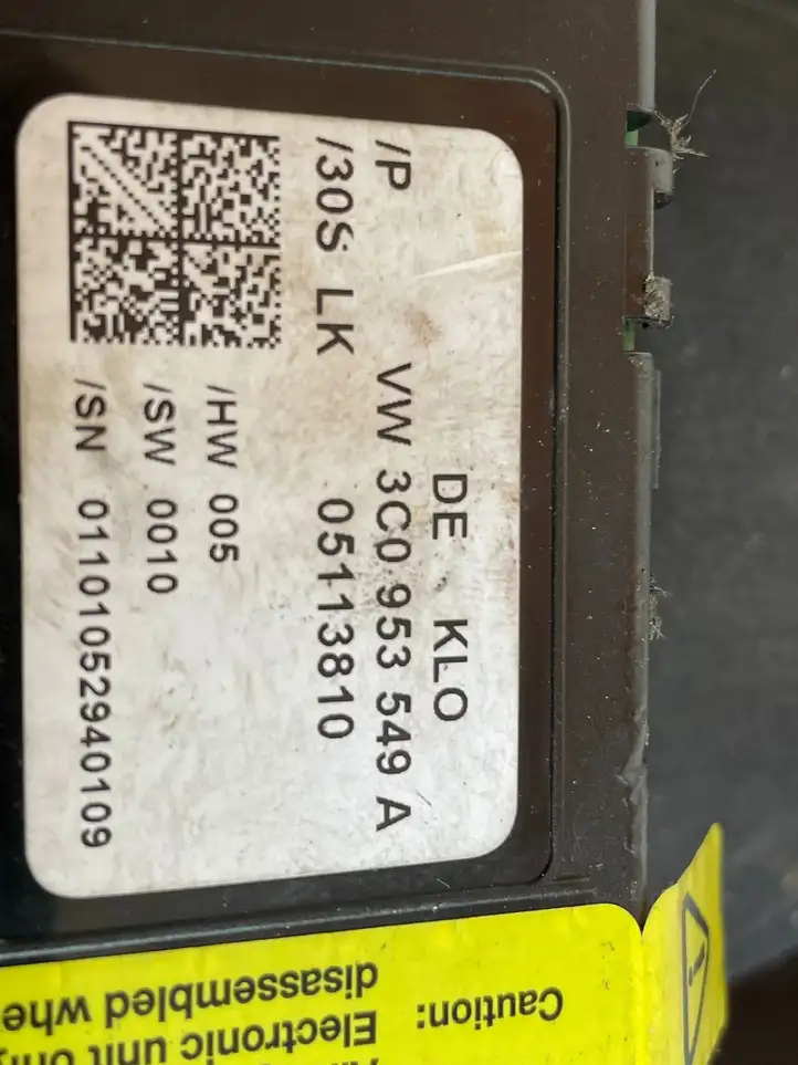 Volkswagen PASSAT B6 (2005 - 2010) 3C0953549A Датчик угла поворота руля — фото 3