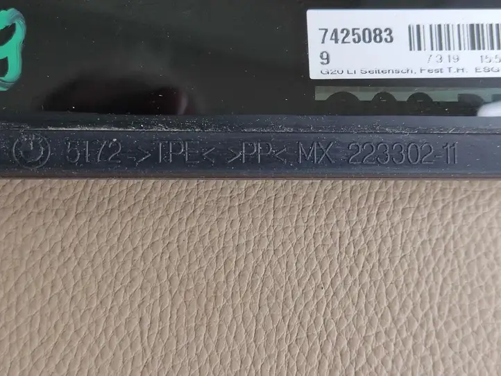 BMW 3 G20 G21 (2019 - ) 7425083 Форточка двери — фото 3