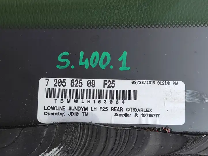 BMW X3 F25 (2010 - 2017) 7205625 Заднее боковое стекло — фото 4