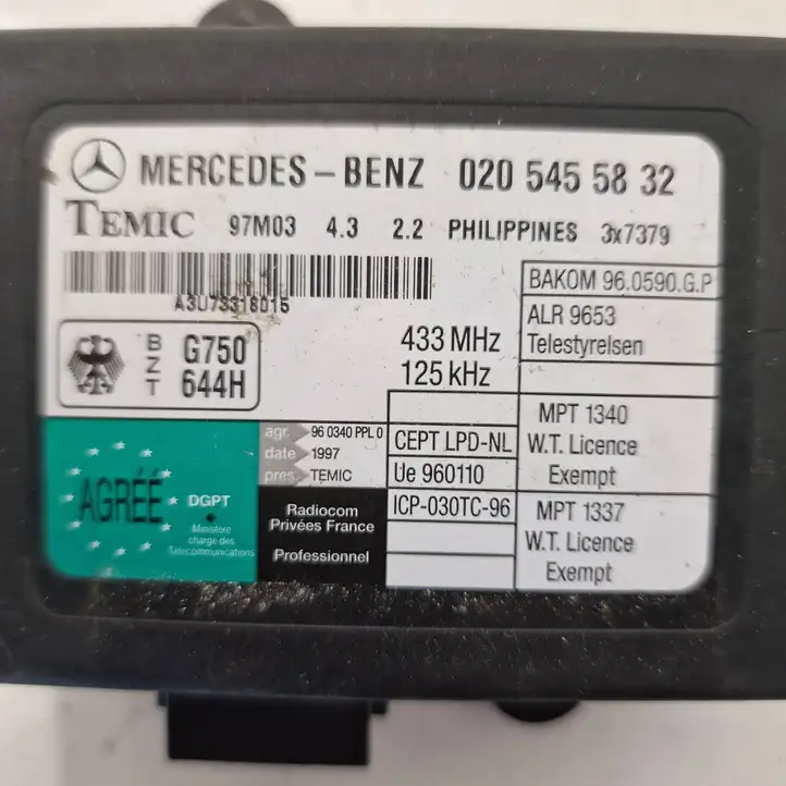 Mercedes-Benz Vito Viano W639 (2003 - 2010)  0205455832 Блок управления иммобилайзера