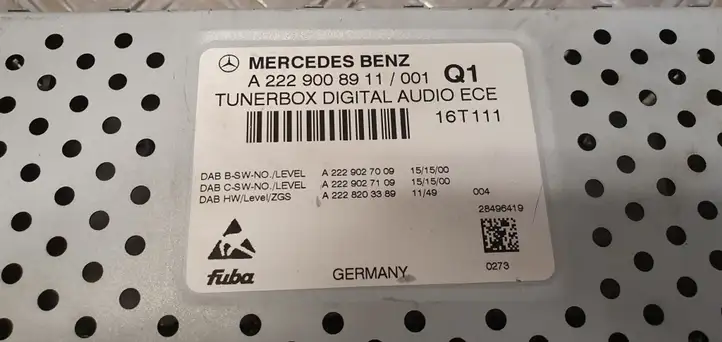 Mercedes-Benz GLC X253/C253 (2015 - ) A2229008911 Магнитола / мультимедийная система — фото 2