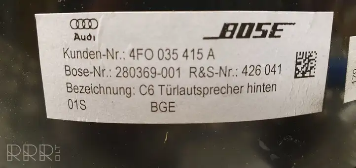 Audi Q7 4L (2005 - 2009) 4FO035415A Динамики задних дверей — фото 2