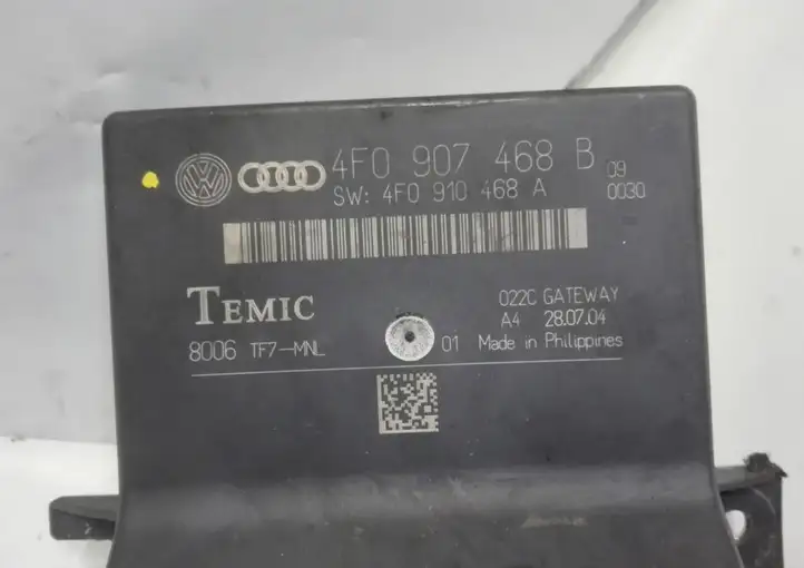 Audi A6 S6 C6 4F (2008 - 2011) 4F0907468B Прочие блоки управления — фото 7