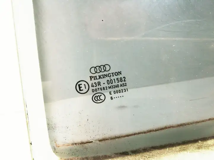 Audi Q7 4L (2005 - 2009) 43R001582 Стекло задней двери — фото 3