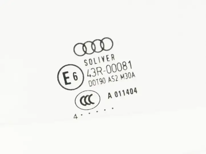 Audi A6 S6 C6 4F (2004 - 2008) 43R00081 Стекло задней двери — фото 2