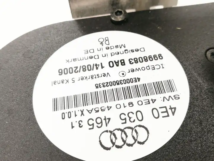 Audi A8 S8 D3 4E (2005 - 2007) 4E0035465 Усилитель звука — фото 5