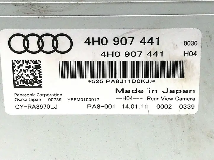 Audi A8 S8 D4 4H (2010 - 2014) 4H0907441 Модуль управления камерой — фото 4