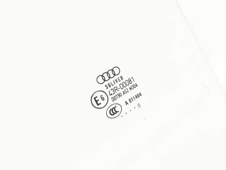 Audi A4 S4 B7 8E 8H (2004 - 2009) 43R00081 Стекло задней двери — фото 2