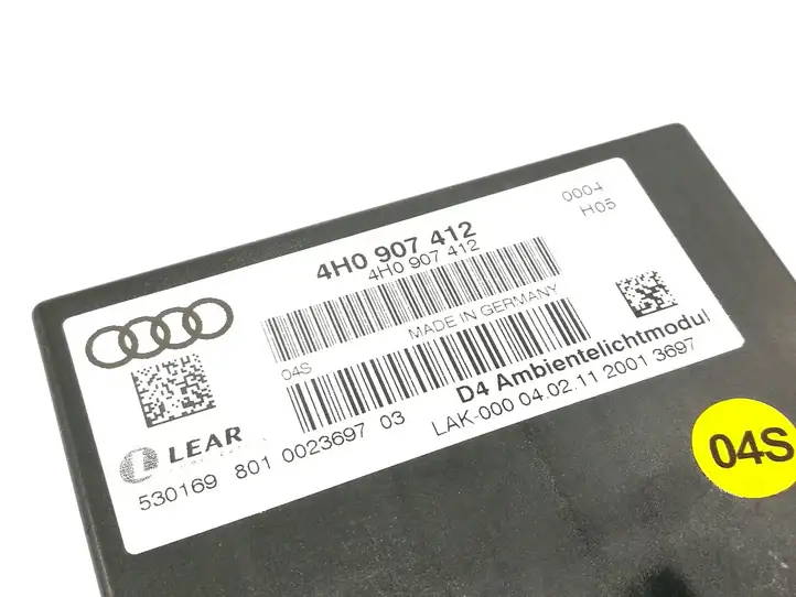Audi A8 S8 D4 4H (2010 - 2014) 4H0907412 Блок управления светом — фото 4
