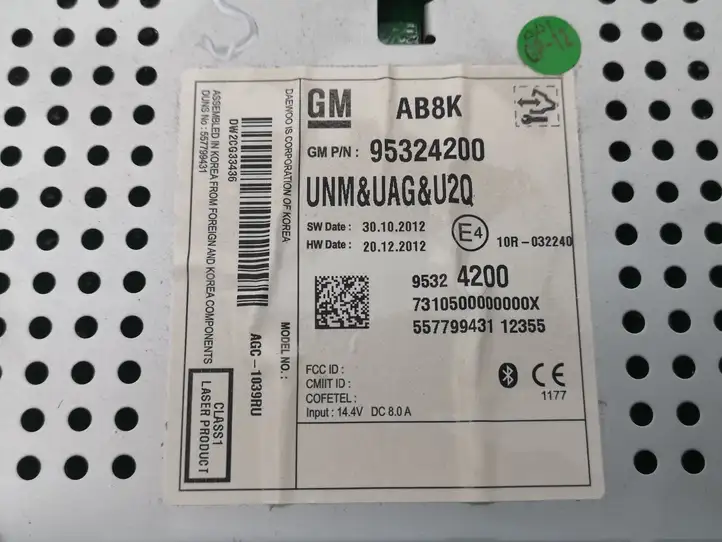 Opel Mokka (2012 - 2016) 95324200 Магнитола / мультимедийная система — фото 3