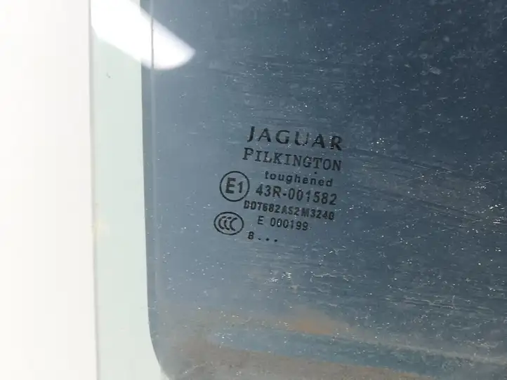 Jaguar XF (2007 - 2015) D0T682AS2M3240 Стекло задней двери — фото 4