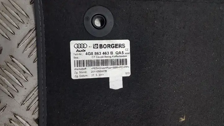 Audi A7 S7 4G (2010 - 2014) 4G8863463BQA5 Пол багажника — фото 5