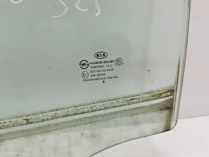 Kia Carens II (2006 - 2012) E1143R00240 Стекло задней двери — фото 3