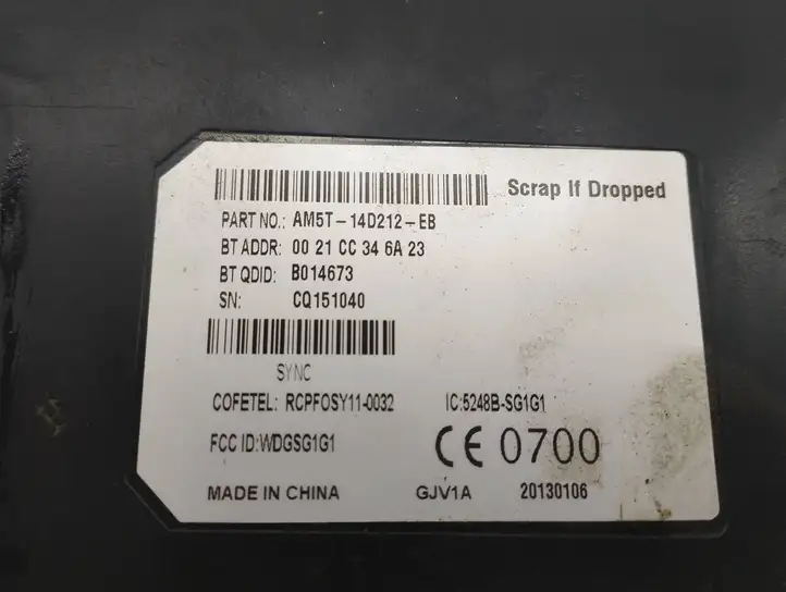 Ford Focus Grand C-MAX (2010 - 2019) AM5T14D212EB Bluetooth модуль — фото 2