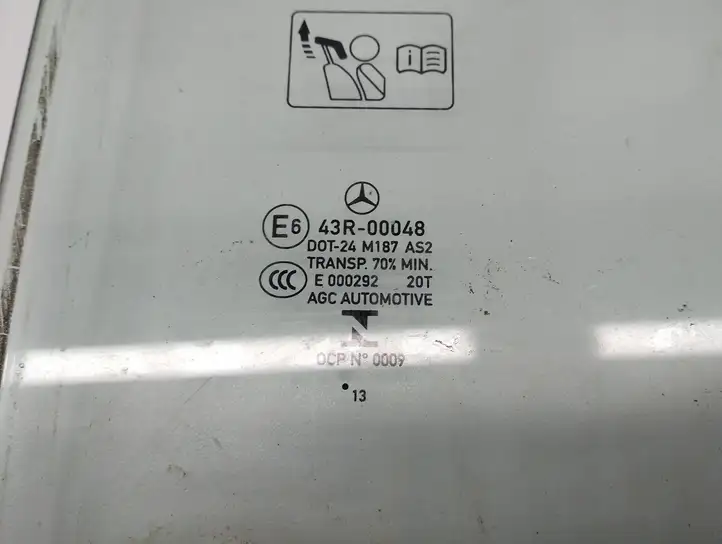 Mercedes-Benz B-class W246 (2011 - 2014) 43R00048 Стекло задней двери — фото 2