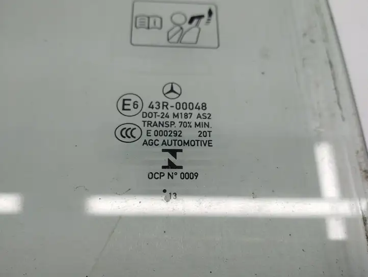 Mercedes-Benz B-class W246 (2011 - 2014) 43R00048 Стекло задней двери — фото 2