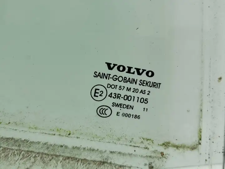 Volvo V60 (2010 - 2013) E243R001105 Стекло задней двери — фото 2