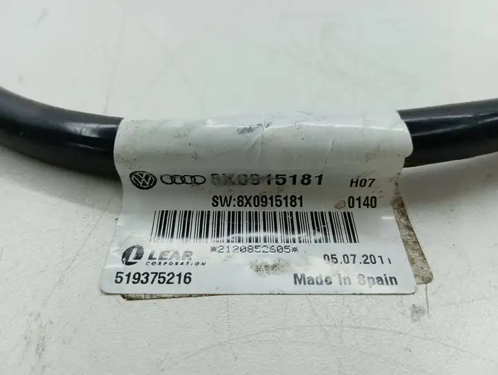 Audi A7 S7 4G (2010 - 2014) 8X0915181 Минусовой провод аккумулятора — фото 3