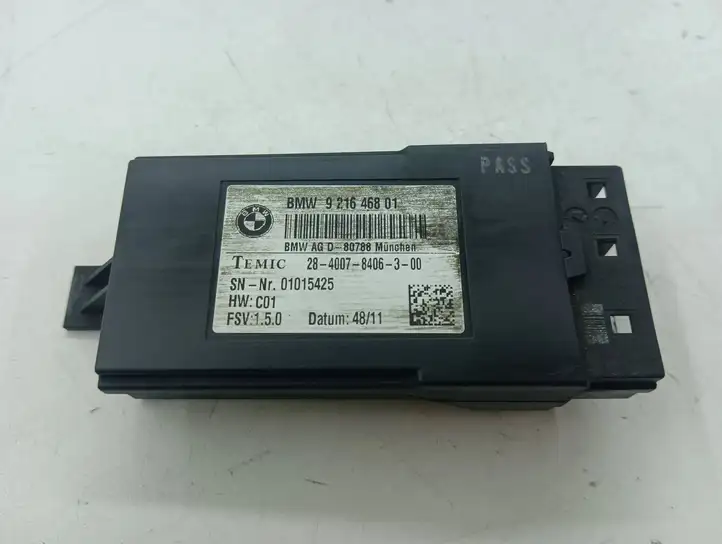 BMW 5 F10 F11 (2009 - 2016) 921646801 Блок управления сиденьем — фото 1