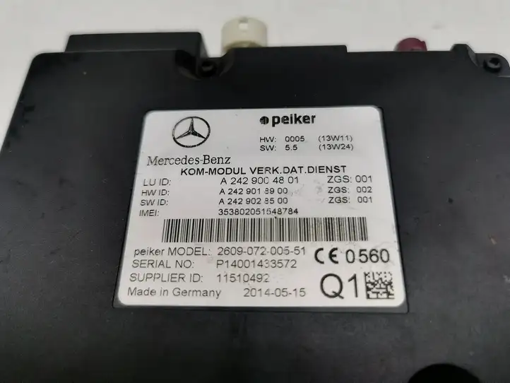 Mercedes-Benz CLS C218,X218 (2011 - 2017) A2429004801 Блок GSM — фото 5