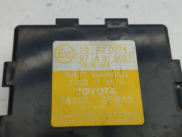 Toyota Corolla Verso AR10 (2004 - 2009) 081900F810 Блок управления сигнализацией — фото 4