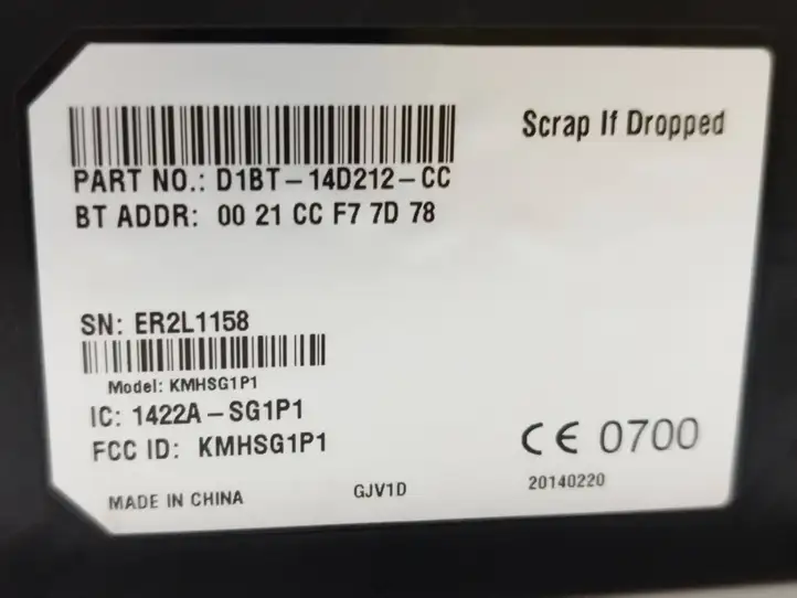 Ford Focus (2011 - 2015) D1BT14D212CC Bluetooth модуль — фото 2