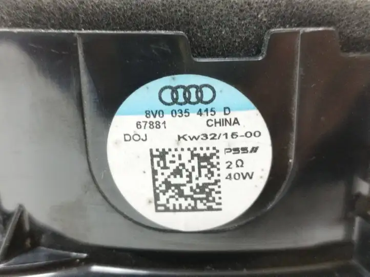 Audi A3/S3 8V (2012 - 2016) 8V0035415D Динамики передних дверей — фото 2