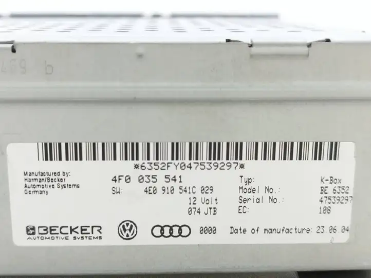 Audi A6 S6 C5 4B (2001 - 2004) 4F0035541 Магнитола / мультимедийная система — фото 6