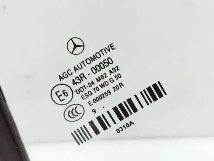 Mercedes-Benz E W212 (2009 - 2016) 43R00050 Заднее боковое стекло — фото 6