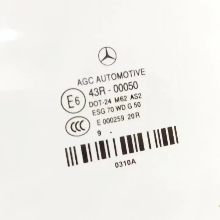 Mercedes-Benz E W212 (2009 - 2016) 43R00050 Стекло передней двери — фото 6