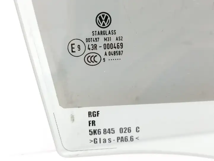 Volkswagen Golf VI (2009 - 2013) 5K6845026C Стекло задней двери — фото 4