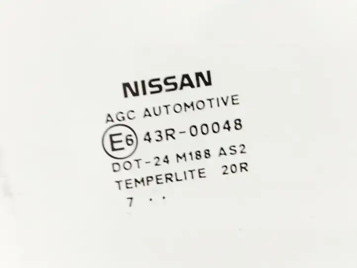 Nissan Qashqai (2006 - 2010) 43R00048 Стекло задней двери — фото 4