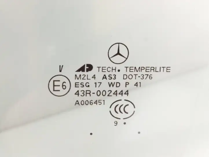Mercedes-Benz GL X164 (2006 - 2012) 43R002444 Стекло задней двери — фото 4