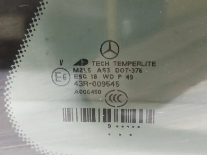 Mercedes-Benz GL X164 (2006 - 2012) 43R009545 Заднее боковое стекло — фото 6