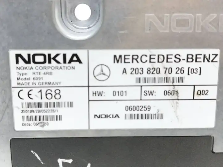 Mercedes-Benz S W220 (1998 - 2006) A2038207026 Блок GSM — фото 6