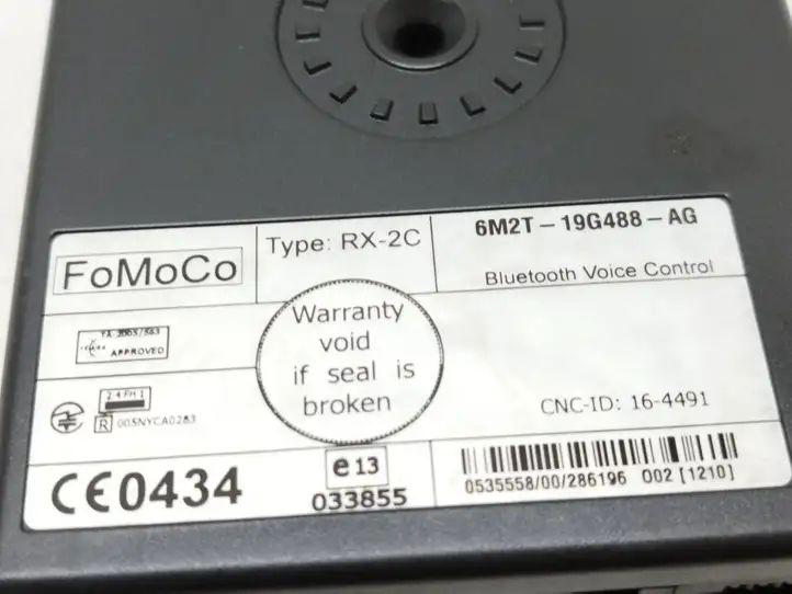 Ford S-MAX (2006 - 2010) 6M2T19G488AG Bluetooth модуль — фото 7