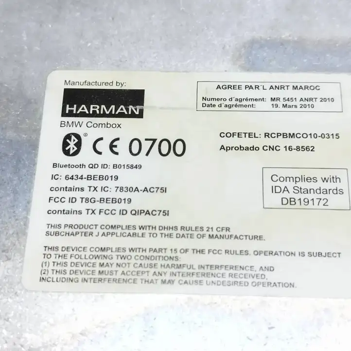 BMW 6 F12 F13 (2010 - 2018) 9257153 Bluetooth модуль — фото 8